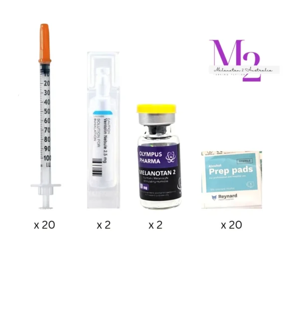 2 x Melanotan 2 injection kit