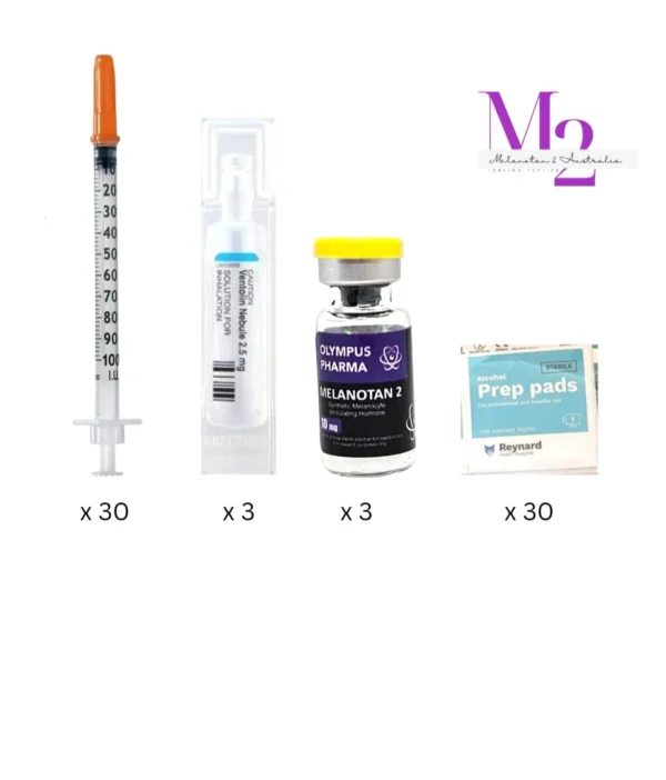 3 x Melanotan 2 injection kit